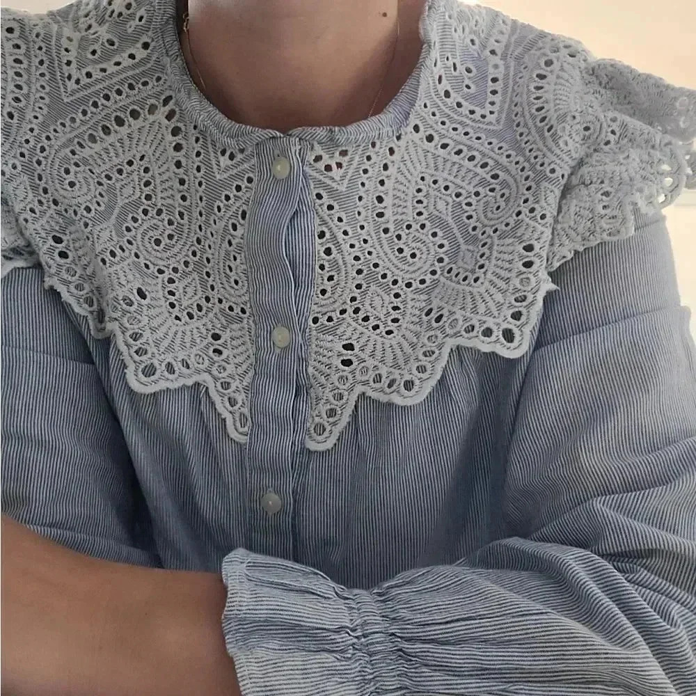 H&M striped button down shirt - Picture 6 of 13